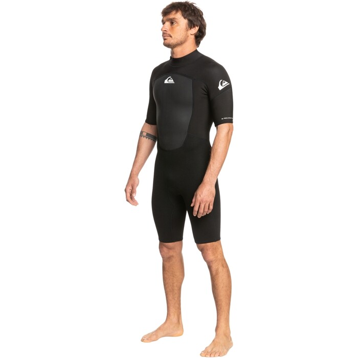 2024 Quiksilver Mens Prologue 2mm Back Zip Shorty Wetsuit EQYW503032 - Black